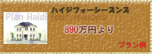 ハイジフォーシーズンズ 890万円より プラン例 