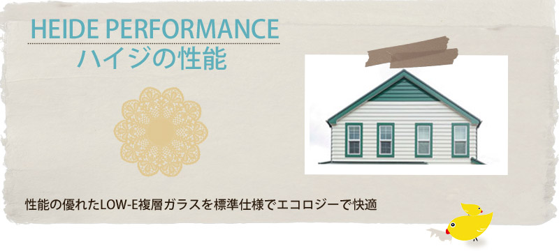 ハイジフォーシーズン性能